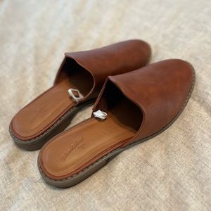 Brown Mule Shoes
